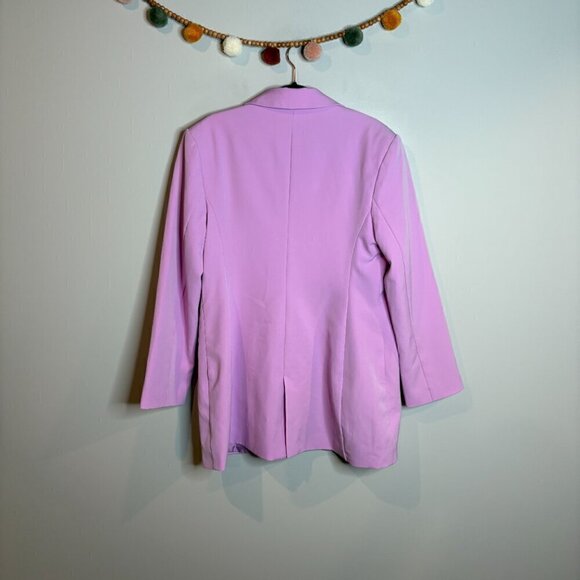 ASOS lilac asymmetrical blazer jacket - Picture 5 of 5